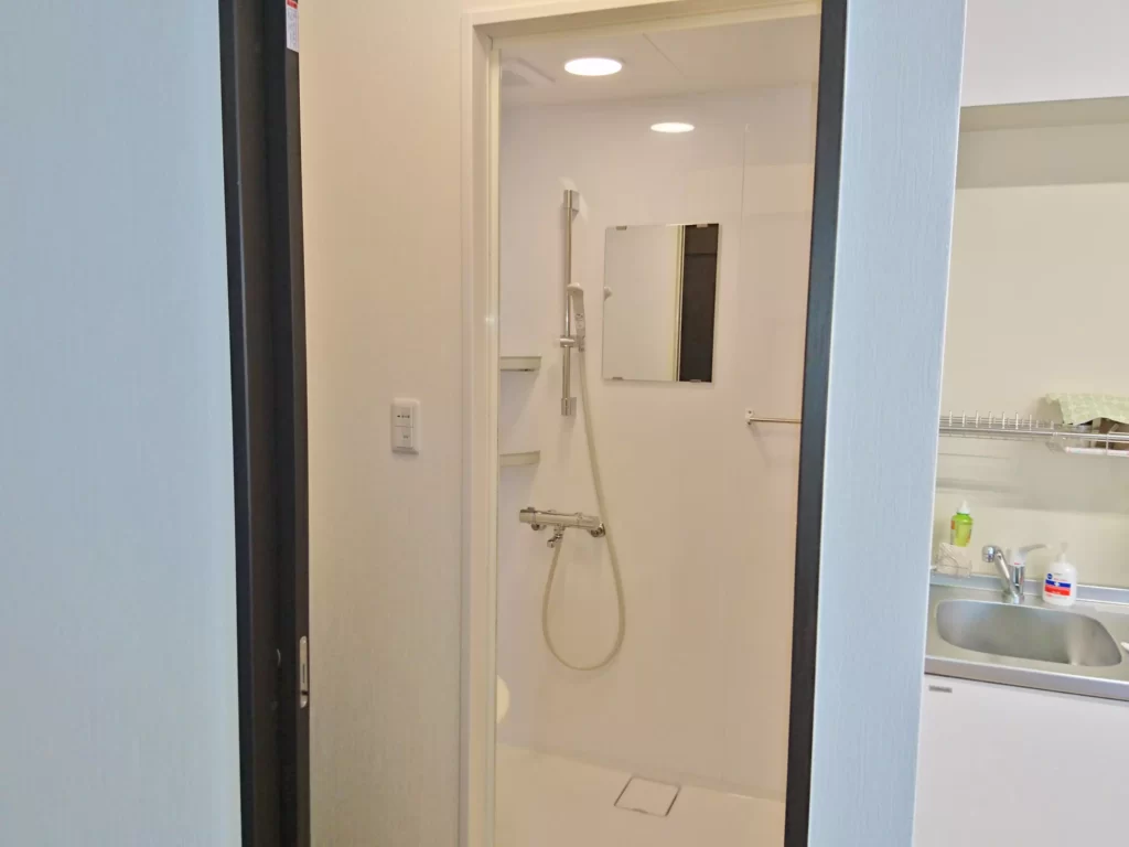 エキキタホールのシャワー室
